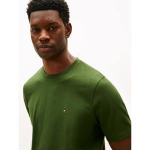 Tommy Hilfiger Flag Embroidery Crew Neck T-Shirt